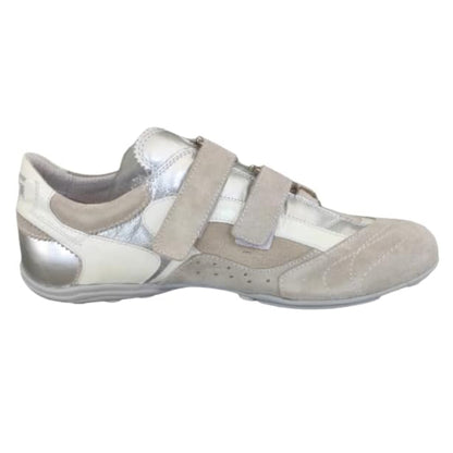 Sneakers con Strappo Uomo NeroGiardini 07678 Vera Pelle Camoscio Beige Moonlight