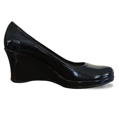 Scarpe in Vernice con zeppa Donna NeroGiardini A900125 Vera Pelle - 38 EU