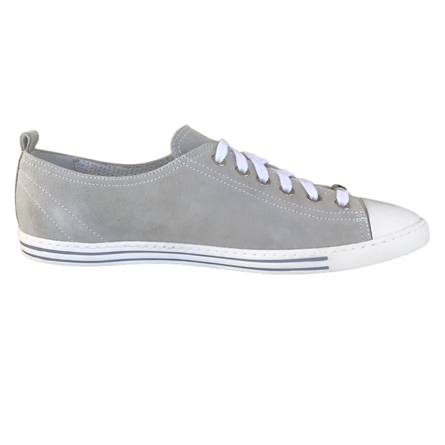 Sneakers basse Donna NeroGiardini P308430D Vera Pelle Grigio