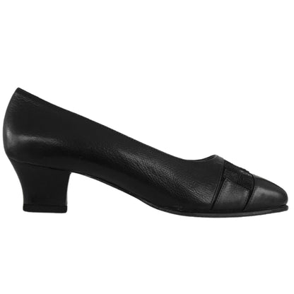 Dècolletè Donna Confort, 016, Vera Pelle, Nero