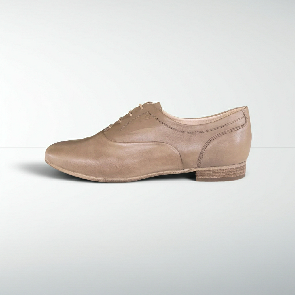 Scarpe Inglesine Donna NeroGiardini P410160D Scarpe basse Vera Pelle