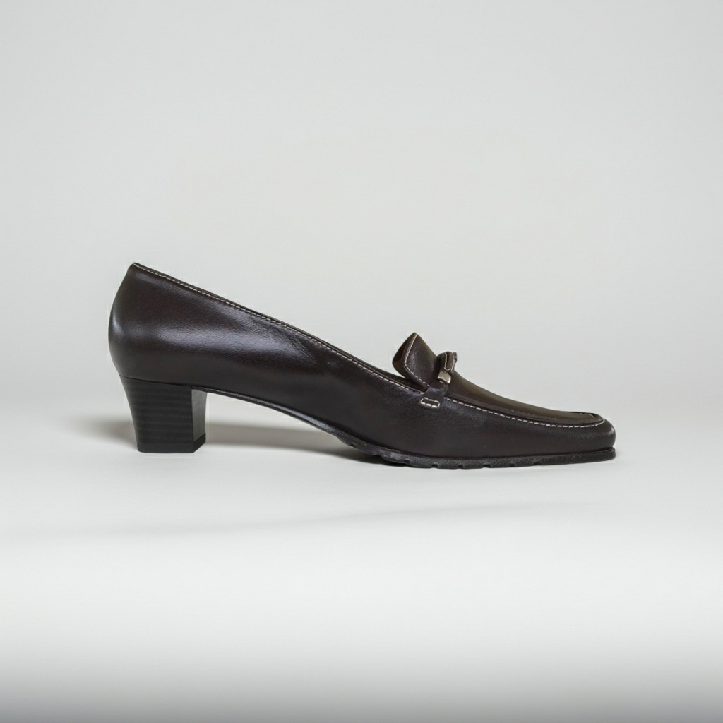 Mocassini Donna Comfort 1087 Vera Pelle Testa di Moro