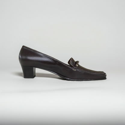 Mocassini Donna Comfort 1087 Vera Pelle Testa di Moro