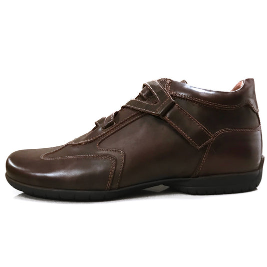 Sneakers Uomo NeroGiardini 07561 Marrone con Chiusura a Strappo - Numero 44
