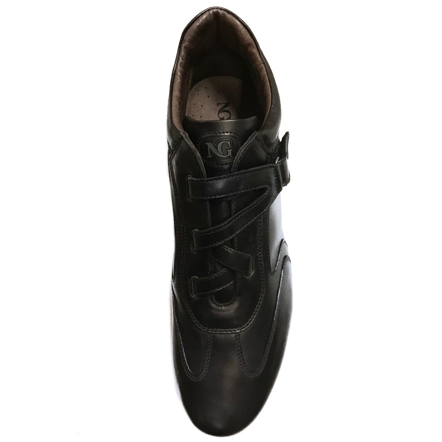 Sneakers Uomo NeroGiardini 07561 Nero con chiusura a strappo - Numero 44