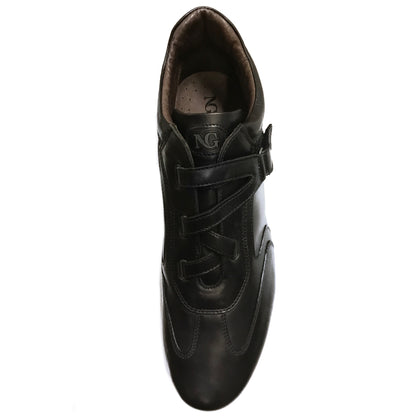 Sneakers Uomo NeroGiardini 07561 Nero con chiusura a strappo - Numero 44