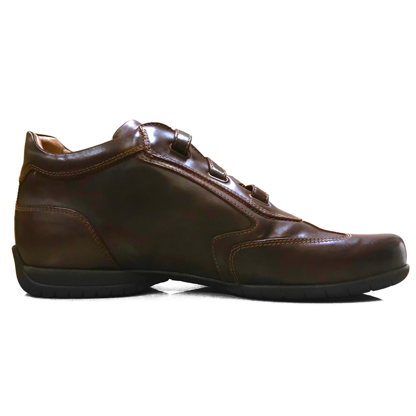 Sneakers Uomo NeroGiardini 07561 Marrone con Chiusura a Strappo - Numero 44