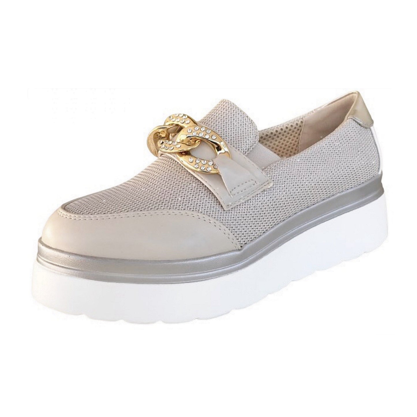 Cinzia Soft Mocassino Donna Beige CI1022