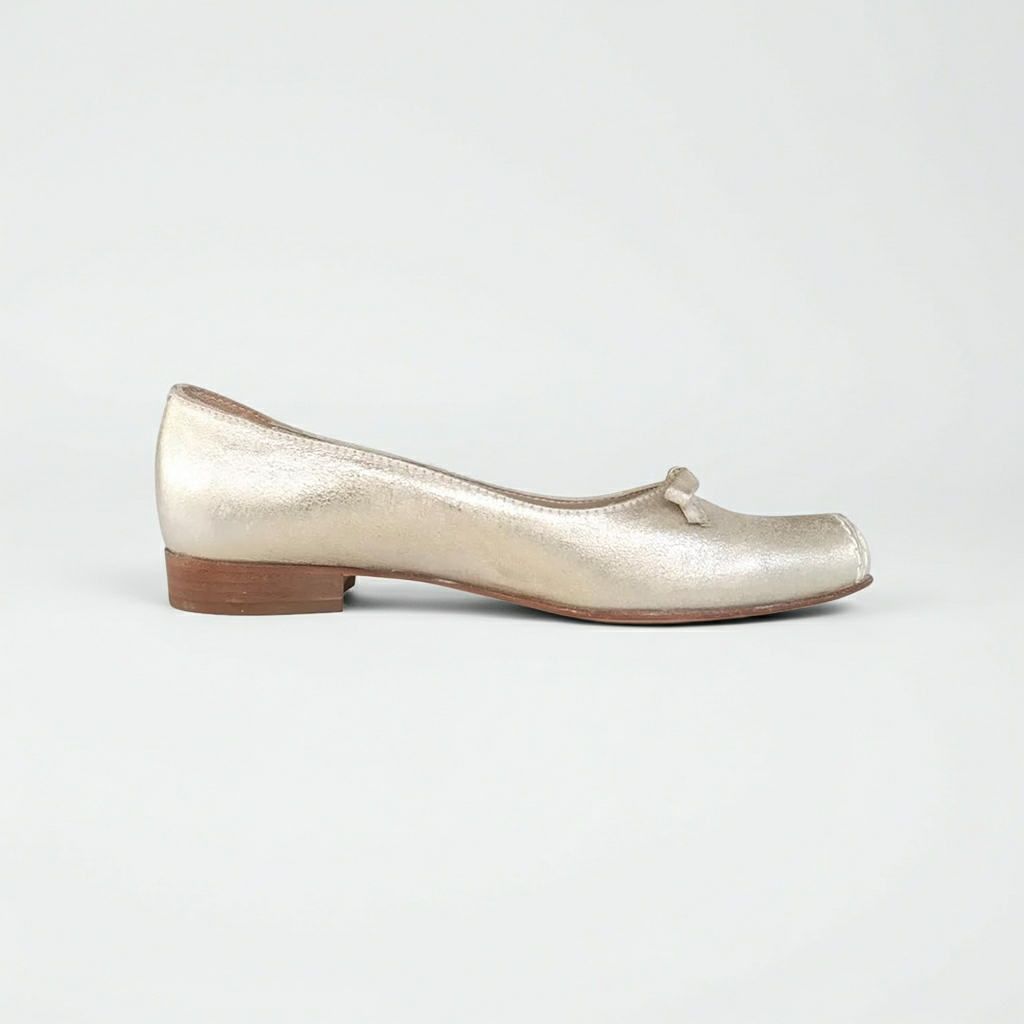 Ballerine Donna NeroGiardini 860 Vera Pelle Platino