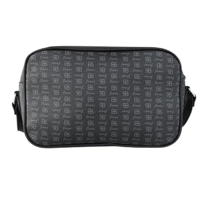 Borsa Monogram Renato Balestra con tracolla regolabile Nero