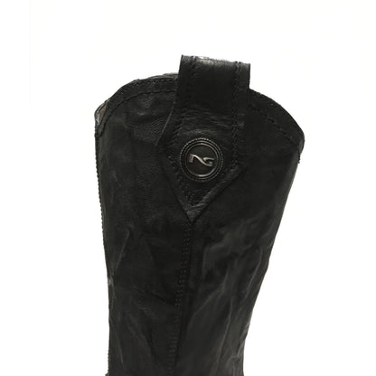 Stivali texani donna NeroGiardini 00201 Vera Pelle - Colore Nero