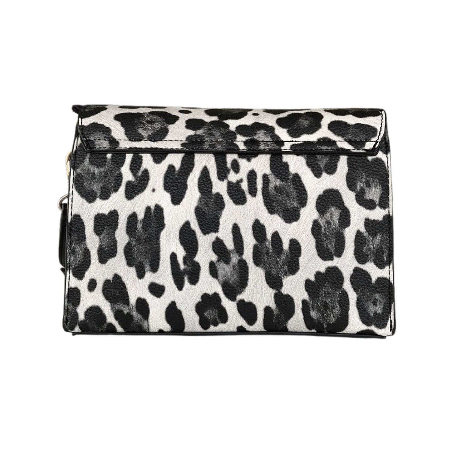 Borsetta Pregunta animalier Bianco e Nero con tracolla estraibile