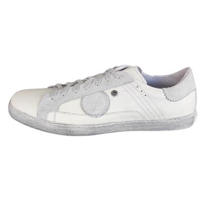 Sneakers Uomo NeroGiardini P201200U Vera Pelle Bianco Latte - 44 EU