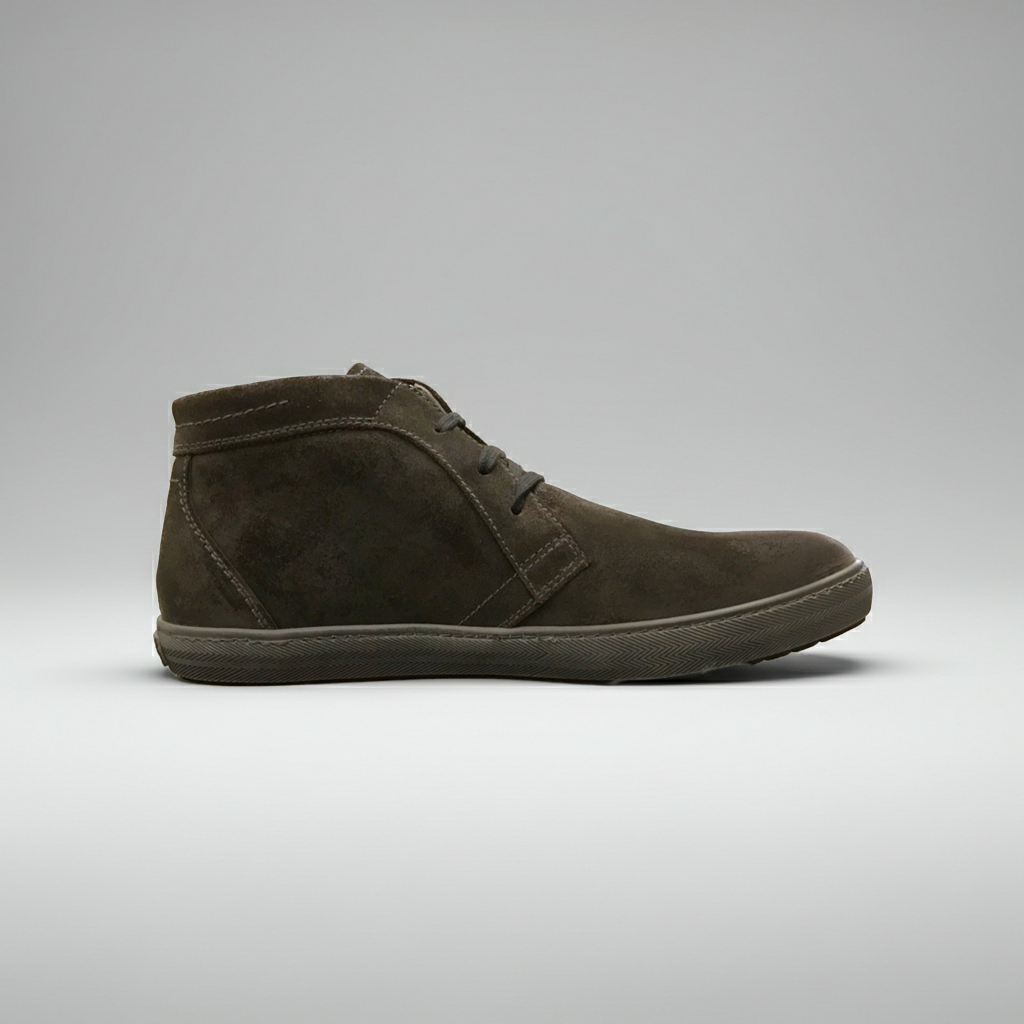 Scarpe Stringate Basse Uomo NeroGiardini A302244U - Vera Pelle scamosciata, Carbone Antracite - Numero 41