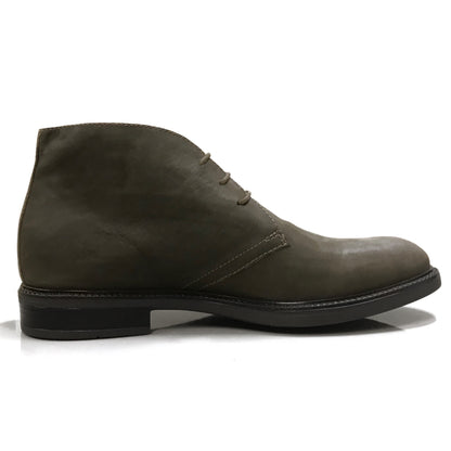 Scarpe Uomo Polacchine NeroGiardini A302081U Vera Pelle, Grigio Verdegris - Numero 42