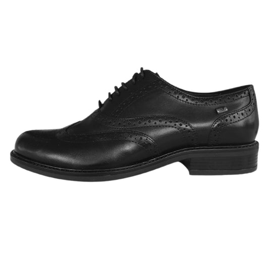 Scarpa inglesina Oxford Donna Valleverde Vera Pelle Nero - 39 (EU)