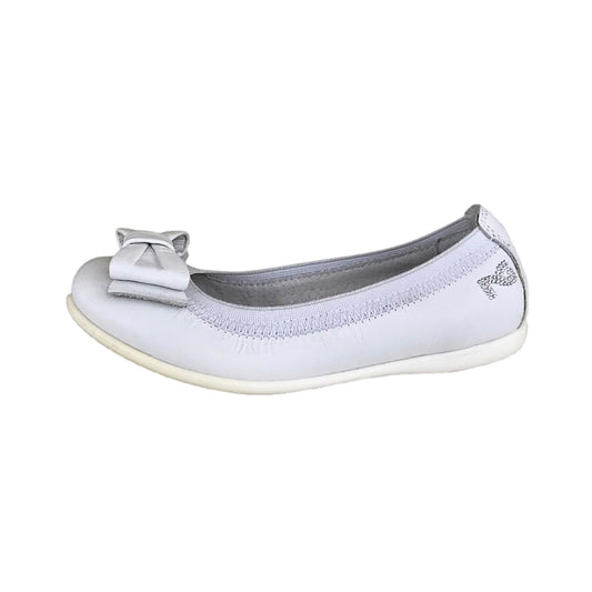 Ballerine con fiocco NeroGiardini P631224F Bianco Vera Pelle