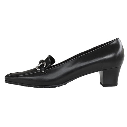 Mocassini Donna Comfort 1087 Vera Pelle Nero