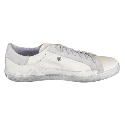 Sneakers Uomo NeroGiardini P201200U Vera Pelle Bianco Latte - 44 EU