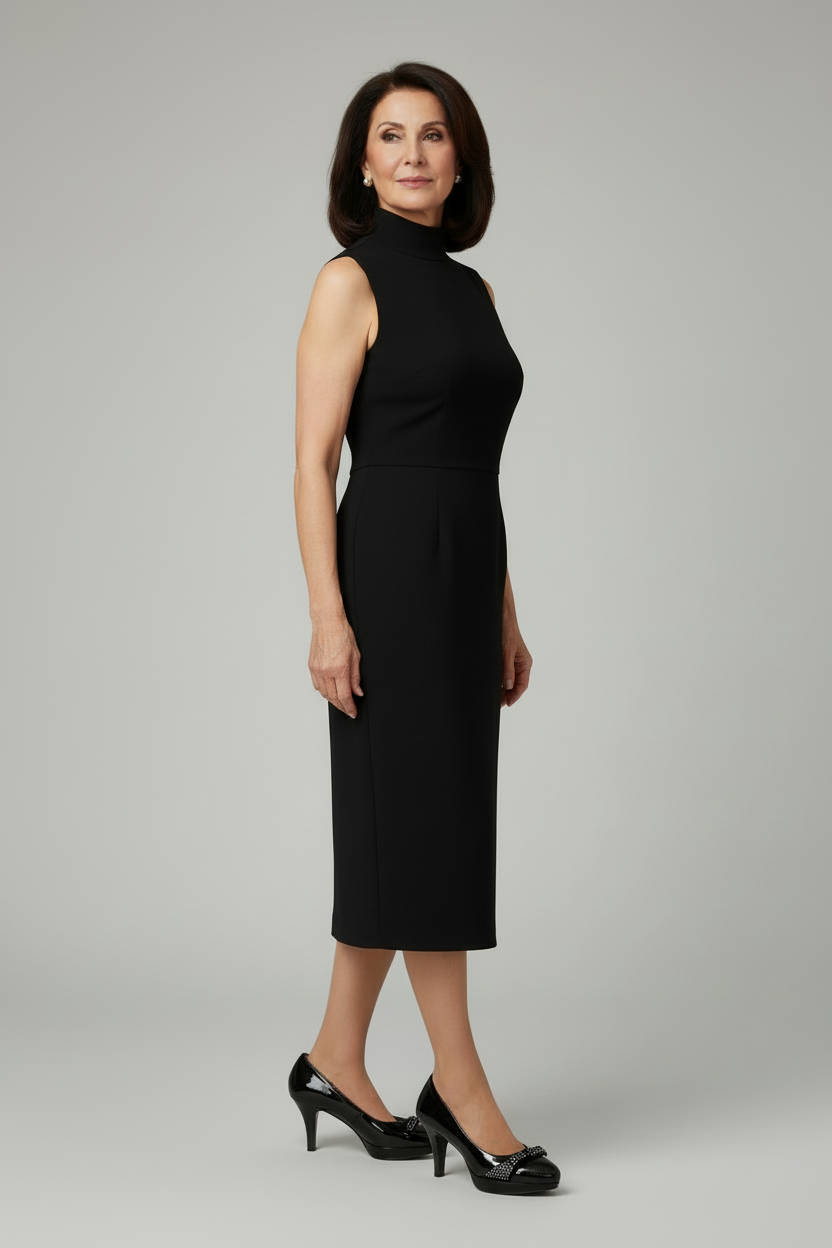 Décolleté NeroGiardini P308980DE – Vera Pelle Vernice Nera con Strass, Plateau | Cerimonia