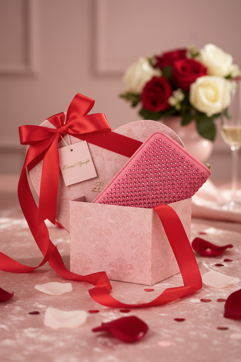 Portafoglio Rosa Fucsia con strass ENRICO COVERI EC2925