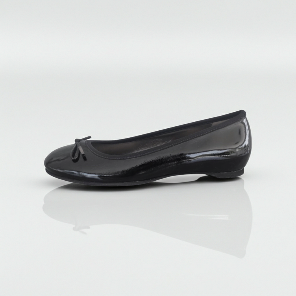 Scarpe Ballerine Donna NeroGiardini A309081D Vera Pelle in Vernice Nero