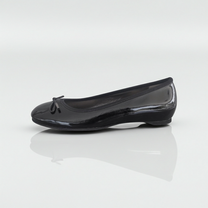 Scarpe Ballerine Donna NeroGiardini A309081D Vera Pelle in Vernice Nero
