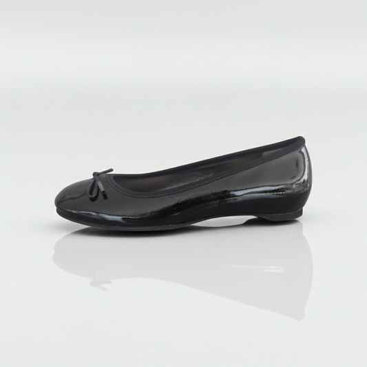 Scarpe Ballerine Donna NeroGiardini A309081D Vera Pelle in Vernice Nero
