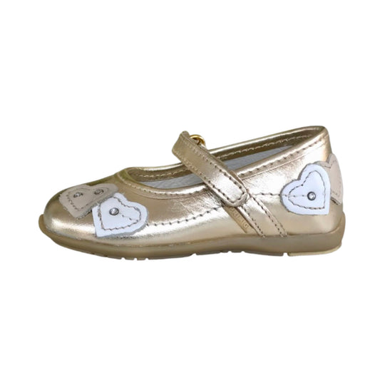 Ballerine Bambina Primigi 81012 Nappa Laminata Platino - 20 EU