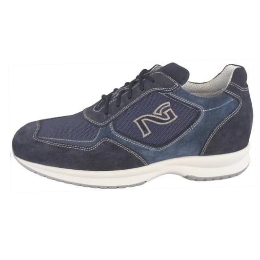 Sneaker Uomo NeroGiardini P301760U camoscio Blu indios