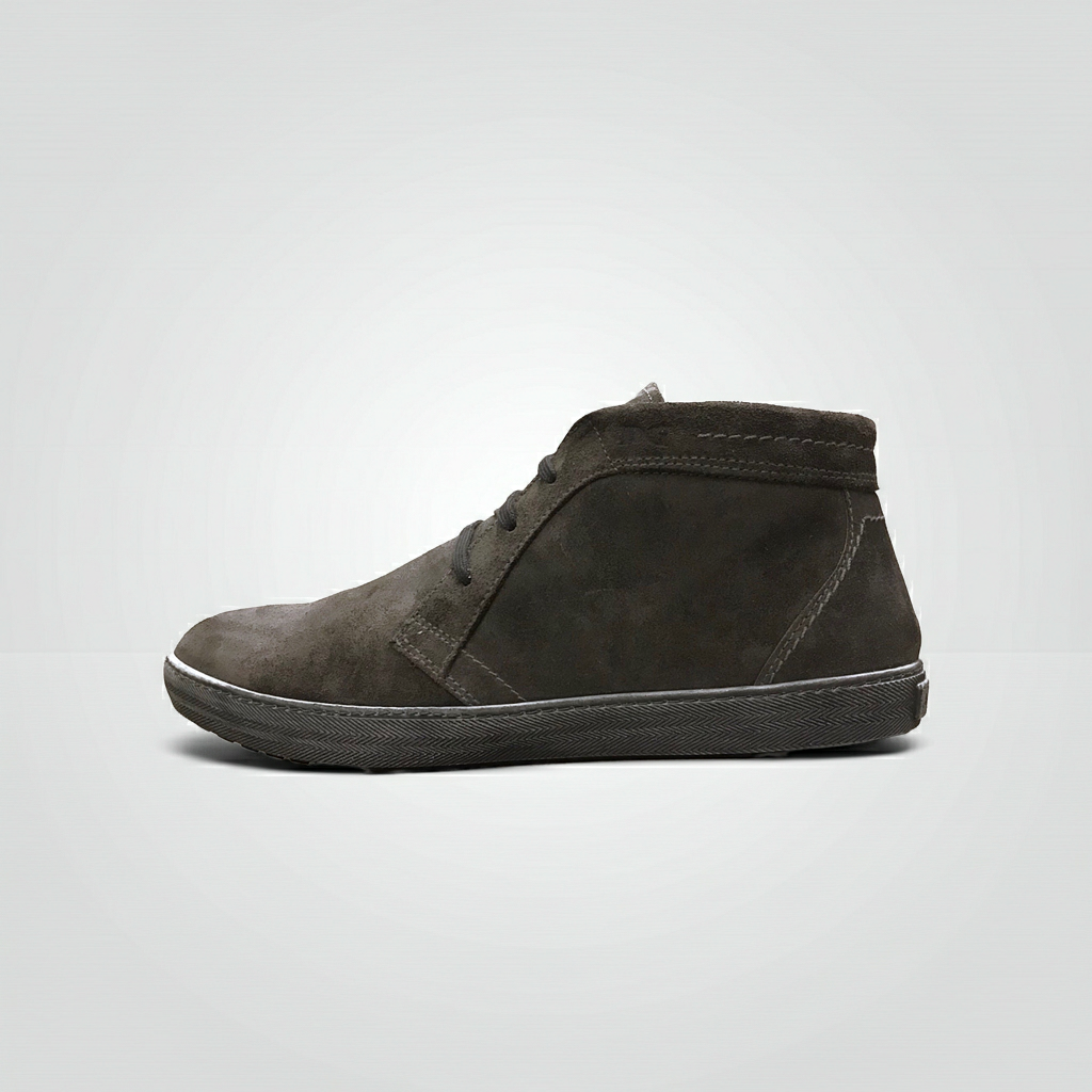 Scarpe Stringate Basse Uomo NeroGiardini A302244U - Vera Pelle scamosciata, Antracite