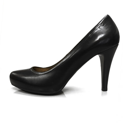 Dècolletè Donna NeroGiardini A106890DE Tacco Alto 9 cm con Plateau, Vera Pelle, Nero - Numero 38 (EU)
