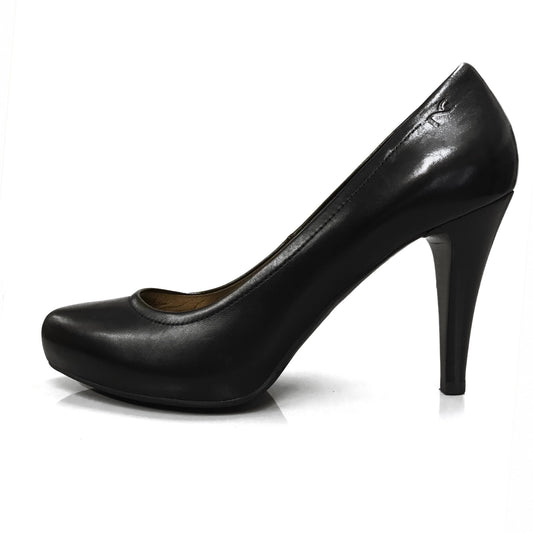 Dècolletè Donna NeroGiardini A106890DE Tacco Alto 9 cm con Plateau, Vera Pelle, Nero - Numero 38 (EU)