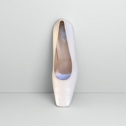 Décolleté Merianna 720 – Vera Pelle Bianco Panna Perlato | Scarpe da Cerimonia