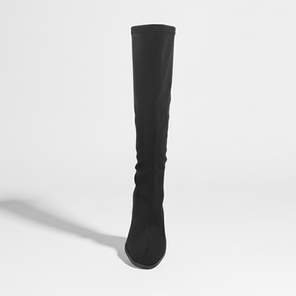 Stivali a calzino elasticizzati, Cinzia Valle, 3913, Donna, Nero, Comfort, Tacco a blocco, Numero 37 EU