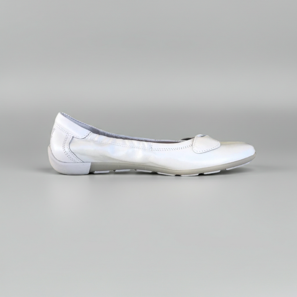 Ballerine NeroGiardini 36024 Vera Pelle Bianco Perlato, 39 EU