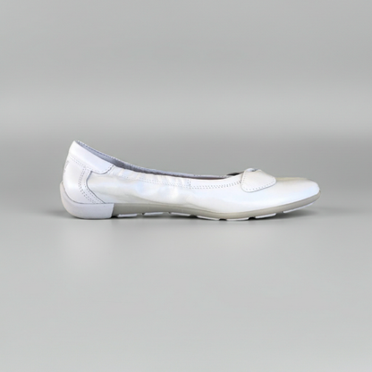 Ballerine NeroGiardini 36024 Vera Pelle Bianco Perlato, 39 EU
