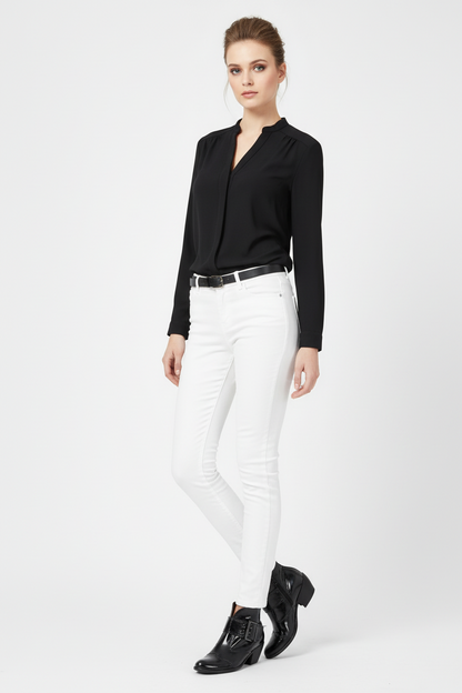 Tronchetti Texani, Nero, Donna, NeroGiardini 00578, Camperos, Naplak, Zip