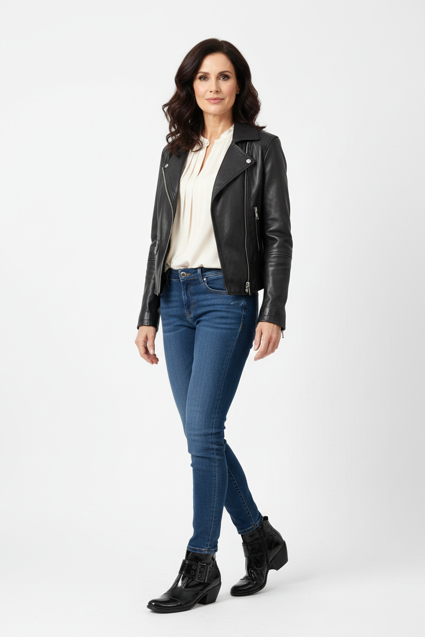 Tronchetti Texani, Nero, Donna, NeroGiardini 00578, Camperos, Naplak, Zip