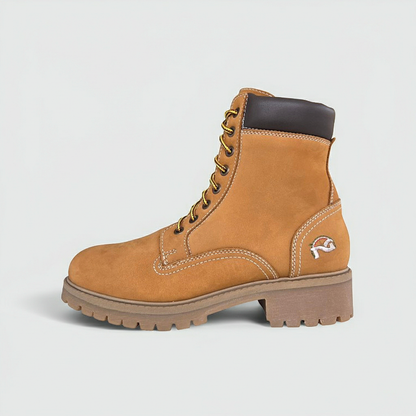 Stivaletti NeroGiardini A207780D, Scarponi Grano Giallo, Vera Pelle, Suola Carroarmato