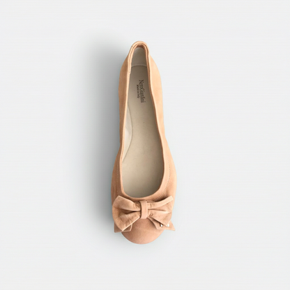 Ballerine Donna NeroGiardini P409831D Nabuk Rosa Nude