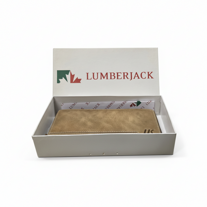 Portafoglio LUMBERJACK Marrone Tortora con scatola