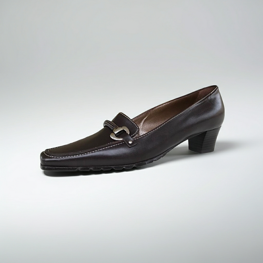 Mocassini Donna Comfort 1087 Vera Pelle Testa di Moro