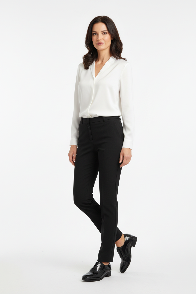 Scarpe Inglesine Donna NeroGiardini A513350D Stile Oxford, Tacco basso, Vera Pelle Abrasivata, Nero - Numero 36