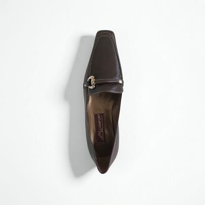 Mocassini Donna Comfort 1087 Vera Pelle Testa di Moro