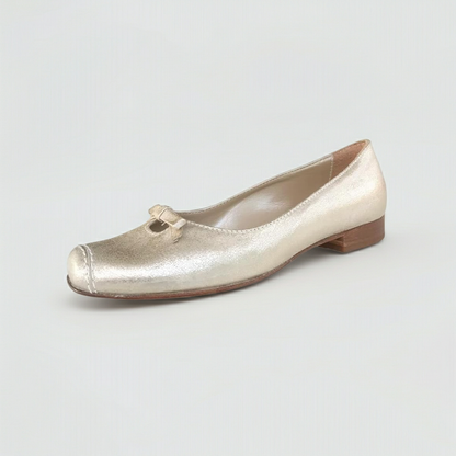 Ballerine Donna NeroGiardini 860 Vera Pelle Platino