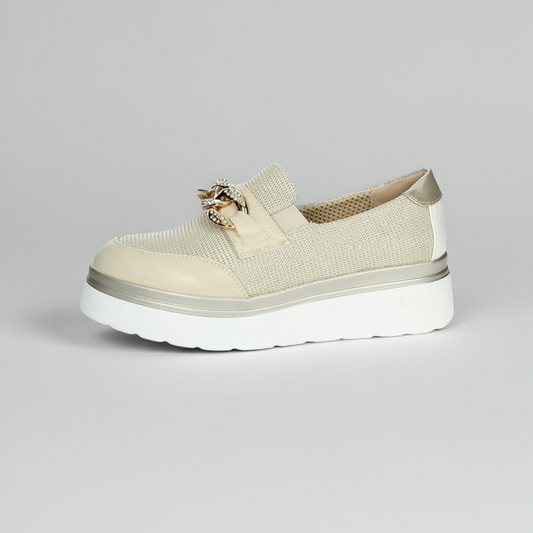 Mocassino Beige Donna Cinzia Soft Ci1022