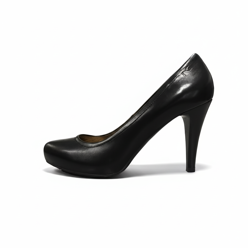 Dècolletè Donna NeroGiardini A106890DE Tacco Alto 9 cm con Plateau, Vera Pelle, Nero - Numero 38 (EU)