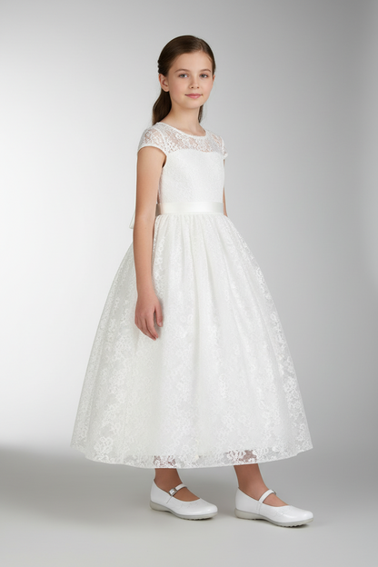 Ballerine con cinturino Cricket 1903 Vera Pelle Bianco Perlato, Numero 38 EU