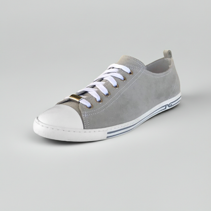 Sneakers basse Donna NeroGiardini P308430D Vera Pelle Grigio, Numero 39